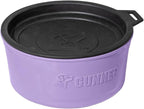 Dog Bowl with Spill-Proof Travel Lid, Lavender, 7-Cup Travel Bowl | Lavender 7-Cup Dog Bowl, Spill-Proof Travel Lid, BPA-Free, Rust-Proof, Shock-Resistant, Stackable and Dishwasher Safe