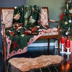 Christmas Throw Blanket for Couch 60x50,Green Winter Holiday Festival Cute Xmas Nutcracker Christmas Tree Blankets for Woman,Soft Flannel Fleece Blankets for Home Living Room Bed Chair Decor - Image 3