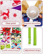 PET SHOW 50pcs Pack Bulk Christmas Small Dogs Bow Ties Collar Costume Cute Cats Adjustable Bowties Neckties Xmas Pet Grooming Accessories Assorted Randomly - Image 3