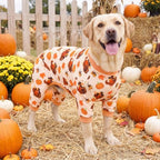 XPUDAC 4 Pack Thanksgiving Dog Pajamas Onesies for Large Dogs, 5XL - Image 3