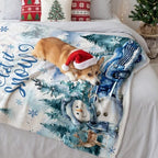 Snowman Christmas Throw Blanket for Couch Bed Soft Cozy Gifts - Image 4