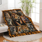 Tiger Throw Blanket Tiger Stuff Gifts for Kids Girls Boys Adults Women Men Soft Cozy Warm Plush Fluffy Fuzzy Fleece Blanket Decor 50''X60'' - Image 6