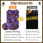 BINGPET 2PCS Dog Halloween Costume, Soft Cotton Puppy Shirt, Bat & Pumpkin - Image 2