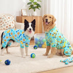 XPUDAC 4 Pack Dog Pajamas for Large Breed Dogs Pjs Onesies Clothes, 5XL - Image 4
