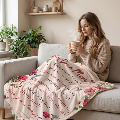 Mom Blanket Gifts for Women, Inspirational Birthday Gifts for Mom - Image 3