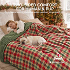 Luciphia Waterproof Blanket for Large Dog, Reversible Sherpa Couch Cover - Image 5