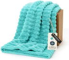 Bedsure Soft Throw Blanket for Couch Decor Gifts Blue Fog 50"x70" by BEDSURE