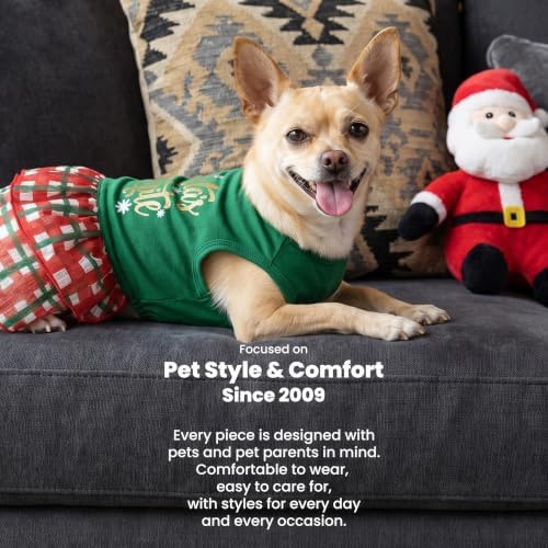 Fitwarm Santa's Favorite Dog Dress, Christmas Outfit for Small & Medium Dog - Image 5