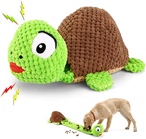Letsmeet Dog Squeak Toys Dogs Enrichment Treat Dispensing Puzzle Toys Interactive Dog Toys for Large Medium Small Dogs by Letsmeet