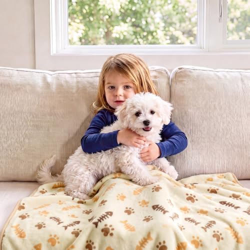 Luciphia 3 Pack Cute Cat Blankets Cozy Small Throw for Pet Puppy,23"x16" - Image 4