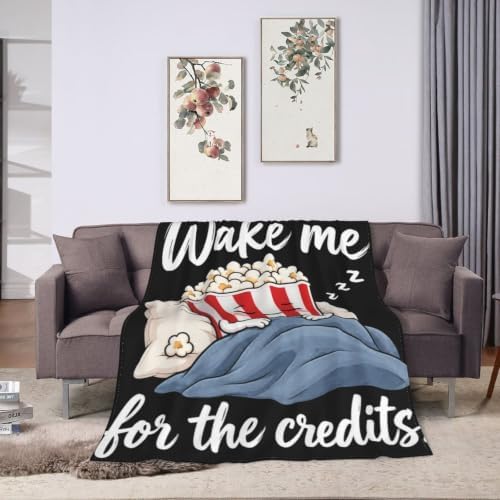 Sleepy Popcorn Blanket Throw Gift for Girls Women 80"X60" - Image 3