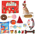 ANOTION 12 Days Christmas Dog Toys Advent Calendar 2025 – Interactive Squeaky Dog Toys Set for Small to Large Dogs, for Aggressive Chewers, Includes Chew Toys, Ropes, Balls, and More by ANOTION