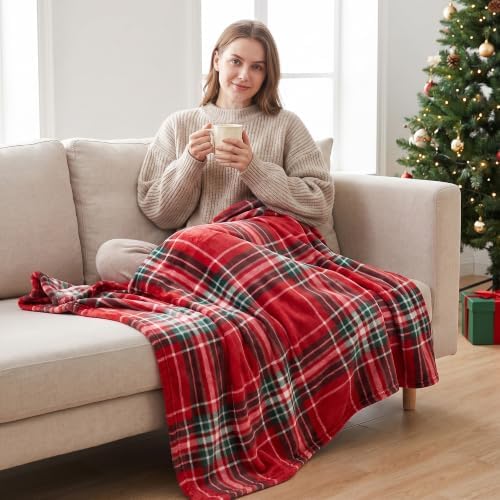 Gogreen Cozy Printed Throw Christmas Blanket - 300 GSM Fleece Throw Size for Home Decoration, Ultra Soft Blanket (Throw - 50" x 60") - I - Image 6