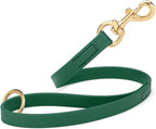 Viper Biothane K9 Working Dog Leash Waterproof Lead for Tracking Training Schutzhund Odor-Proof Long Line with Solid Brass Snap for Puppy Medium and Large Dogs 20in, Hunter Green