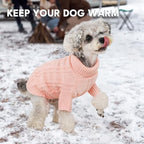 Dog Snowman Santa Sweater (Small, Pink) - Image 5
