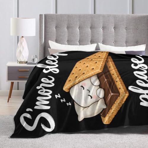 Sleepy S'More Blanket Throw Gift for Girls Women 50"X40" - Image 6