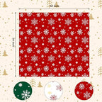 Touchat Christmas Throw Blanket, Red Sherpa Christmas Blankets, Fuzzy Fluffy Soft Cozy Blanket, Fleece Flannel Plush Microfiber Blanket for Couch Bed Sofa 60" X 80",Snowflake - Image 7