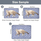 Dono 1 Pack 3 Dog Blankets, Soft Fluffy Fleece Pet Blanket Warm Sleep Mat Paw Print Design Puppy Kitten Throw Blankets Doggy Blanket for Dogs - Image 2