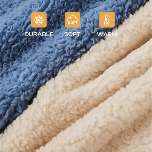 Luciphia Ultra Soft Sherpa Fleece Dog Puppy Cat Blanket for Small Pets - Image 2