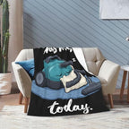 Sleepy Vacuum Blanket Throw Gift for Girls Women 50"X40" - Image 2