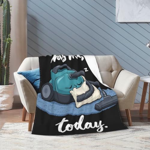 Sleepy Vacuum Blanket Throw Gift for Girls Women 60"X50" - Image 2