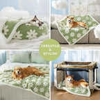 LE SURE Waterproof Dog Blankets for Medium Dogs Cute 3D Jacquard,30x40 - Image 4
