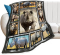 White Rhino Blanket Rhinos Animal Throw Blankets Gifts for Girls Boys Kids Rhino Lover Soft Cozy Fleece Plush for Couch Sofa Bed 60"x50" by Unknown
