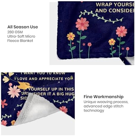 Sister Birthday Gifts, Sister Blanket Gifts for Women - Image 3