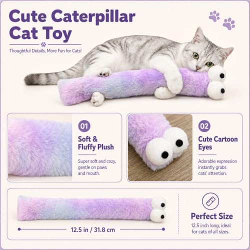 Ysenchan Cat Kicker Toy, Catnip Plush Toy for Indoor Cats, Interactive Play - Image 4