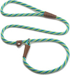Mendota Pet Slip Leash - Dog Lead and Collar Combo - Made in The USA - Seafoam, 3/8 in x 4 ft - for Small/Medium Breeds