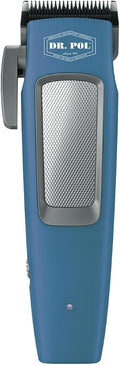 Andis 561125 Dr. Pol Easy Clip Cordless II Clipper Kit, Titanium, Blue | Adjustable 0.8mm/1.6mm/2.4mm blade, lightweight cord/cordless dog grooming kit, 11-piece