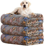 Rezutan Blanket for Large Dogs & Cats Soft Reversible Cute Paw 40"x31" by Rezutan