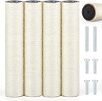 4 PCS M8 Cat Scratching Post Replacement, 15.7 x 3.1 Inches by LifeIdeas