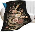 Golden Snake Blanket Snake Throw Stuff Gifts for Girls 60"x50" by Unknown
