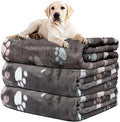 Rezutan Blanket for Large Dogs & Cats Soft Reversible Cute Paw 40"x31" by Rezutan