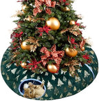 Warm Fluffy Cat Tunnel Under Christmas Tree with 8 Cat Toys by MAKEPETLUCKY-WelcometoCatTunnelClub