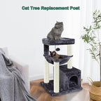 4PCS Cat Scratching Post Replacement, 11.8in M8 Cat Tree Replacement Pole - Image 5
