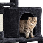 Yaheetech 63in Sturdy Large Cat Tree for Indoor Heavy Cats, Tall Tower - Image 6