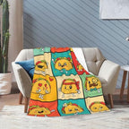 Funny Taco Mexican Blanket Food Lover Throw Stuff Gifts 60"x50" - Image 5