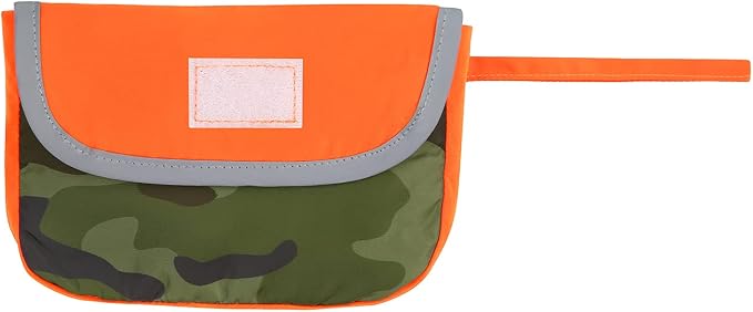 HDE Reversible Hooded Dog Raincoat Slicker Poncho for Small Medium Large Dogs - Camo/Orange - 3XL - Polyester