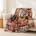 Chihuahua Christmas Throw Blanket Cute Dog Holiday Print Gifts 60''x80'' - Image 3