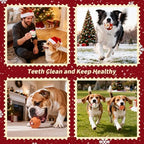SCHITEC 3 Pack Small Christmas Dog Toys, Latex Squeaky Dog Chew Toy, Interactive Pet Toys for Puppy Small Medium Dogs, Funny Santa, Reindeer, Snowman for Xmas Gift - Image 7