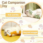 Cat Toys Pillows 3 Pack, 13” Cat Kicker Toys with Catnip Inside, Durable Interactive Cat Toys for Indoor Cats, Soft Kick Sticks for Exercise & Play - Image 6