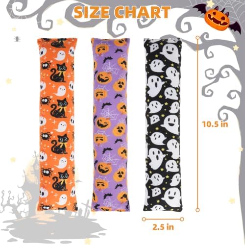 KOOLTAIL Cat Catnip Toys for Halloween, 3 Pack Durable Soft Kicker Toy Filled with Natural Catnip, Interactive Bite Resistant Chew Teeth Cleaning Gift for Indoor Cats Kitten - Image 7