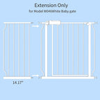 Fairy Baby Fairy Baby Walk Through Baby Gate Auto Close White Child Safety Gates Extension | Child Safety Gates Extension kit to Extends Wide Openings