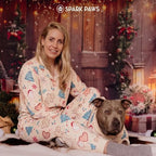 Spark Paws Christmas Matching Dog and Owner Pajama Top - Image 6