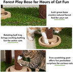 WOOCHPET Large Cat Tree with Condos and Hammock Tall Cat Tower - Image 7
