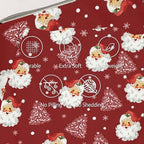 Xmas Santa Claus Blankets, Christmas Soft Anti Pilling Red Throw Blanket, Winter Snowflake Tree Decorative Lightweight Flannel Blanket, 40x50 Inches Sofa Fleece Blanket for Girl Children - Image 3