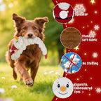 Christmas Dog Toys 3 Pack No Stuffing Squeaky Gift - Image 2