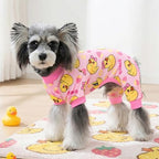 XPUDAC 4 Pack Dog Pajamas Pink Dog Clothes for Small Dogs Outfit, S - Image 2